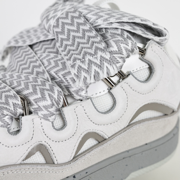 L@nvin Wmns Curb Sneakers 'White Grey'