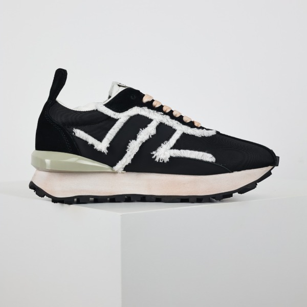 XVESSE7 x L@NVIN Mesh Bumper Sneakers Black