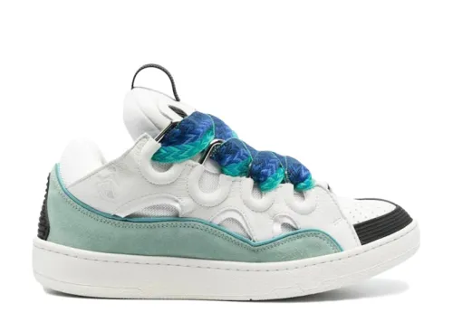 L@nvin Curb Sneaker White Blue