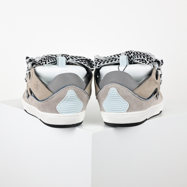 L@nvin Curb Sneakers 'Grey Light Blue'
