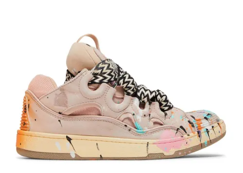 Gallery Dept. x L@nvin Curb Light Sneakers 'Paint Drip - Pale Pink'