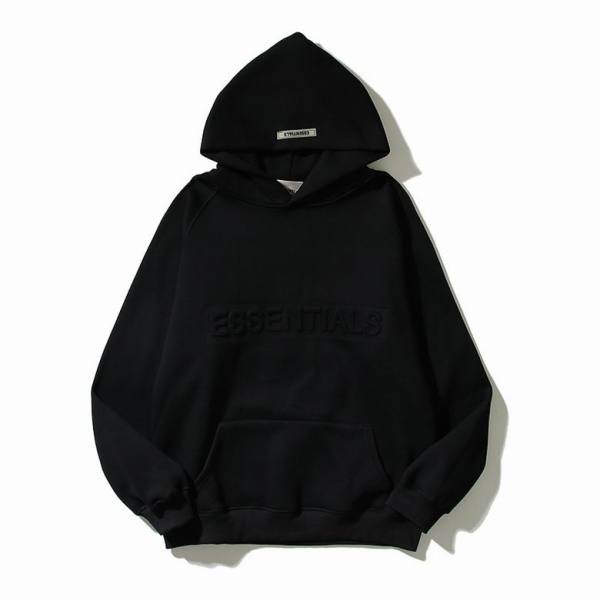 Fear of God Essentials Heather Embossed Classic Hoodie -09