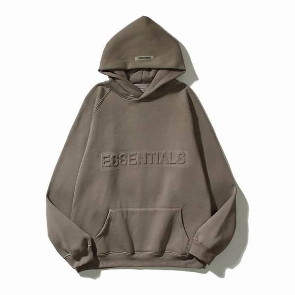 Fear of God Essentials Heather Embossed Classic Hoodie -09