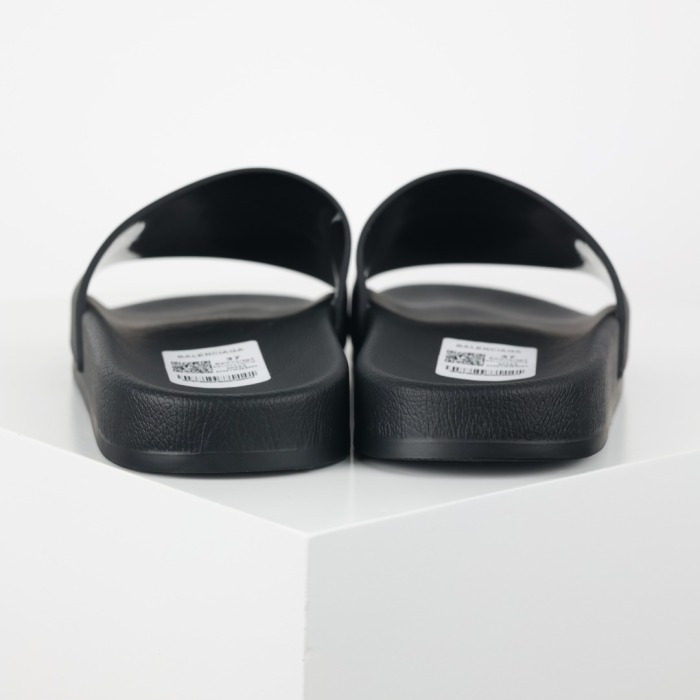 Balenciaga Pool Slide Black White