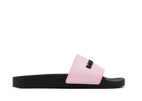 Balenciaga Wmns Pool Slides 'Pink Black'