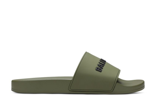 Balenciaga Pool Slides 'Green'