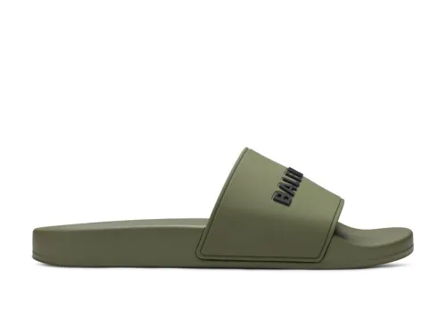 Balenciaga Pool Slides 'Green'