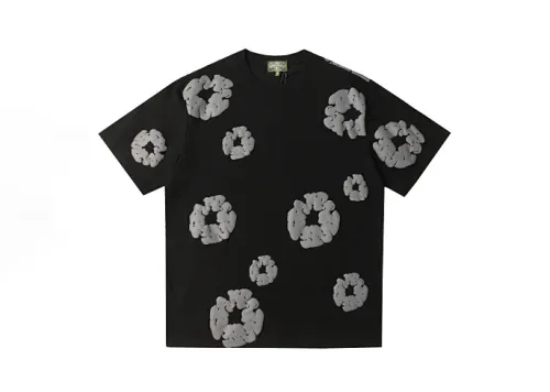 Denim Tears The Gray Cotton Wreath T-Shirt