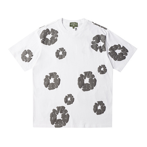 Denim Tears The Gray Cotton Wreath T-Shirt