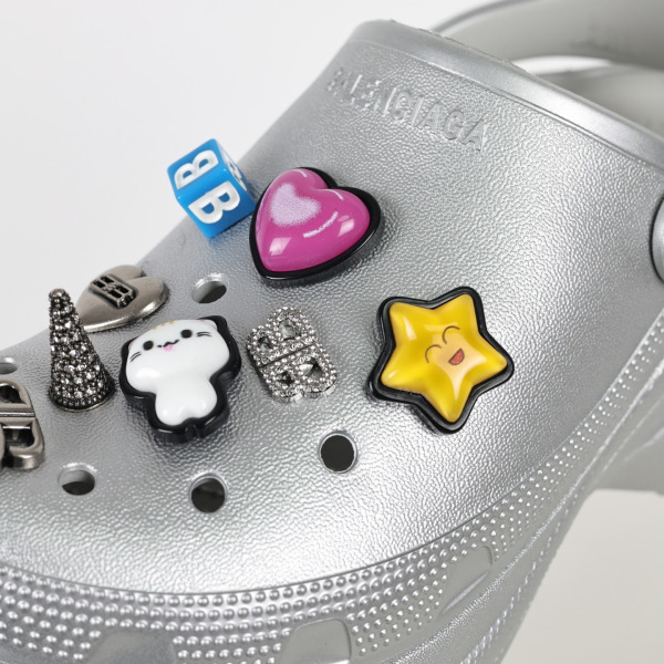 Balenciaga x Crocs Jibbitz Sliver