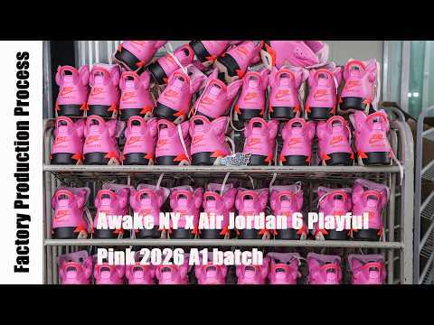 Awake NY x Air Jordan 6 Playful Pink (A1)