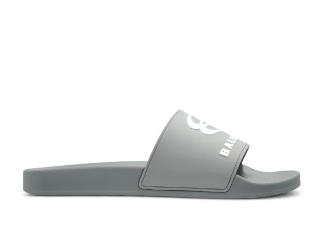 Balenciaga Pool Slide Sandal Grey