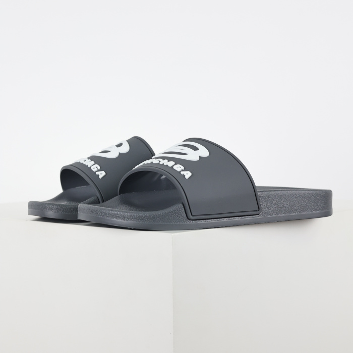 Balenciaga Pool Slide Sandal Grey