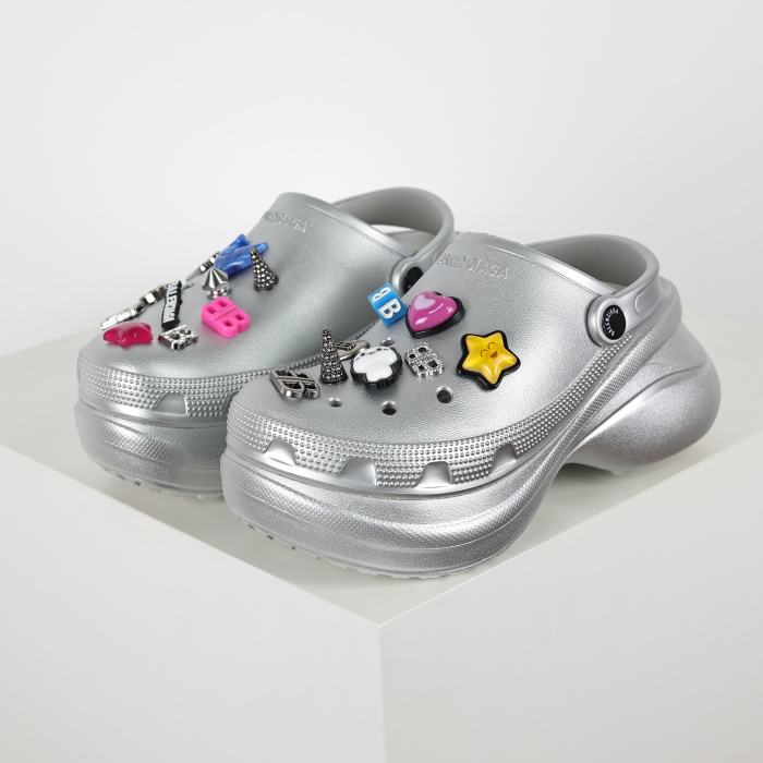 Balenciaga x Crocs Jibbitz Sliver