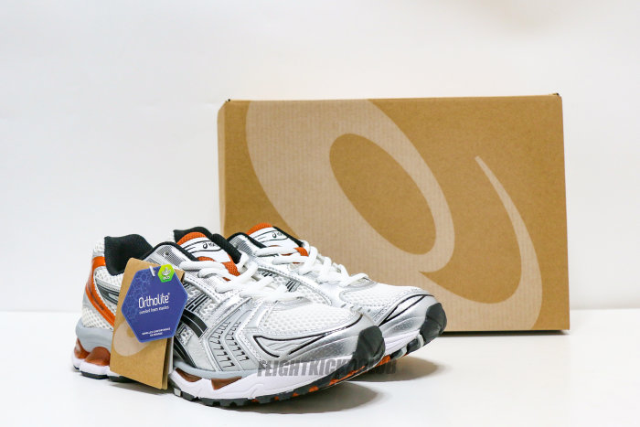 Gel Kayano 14 Silver Piquant Orange 2023