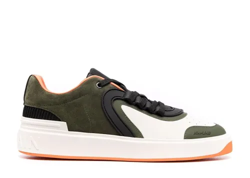 Balmain Casual Trend Sneakers 'White Green'