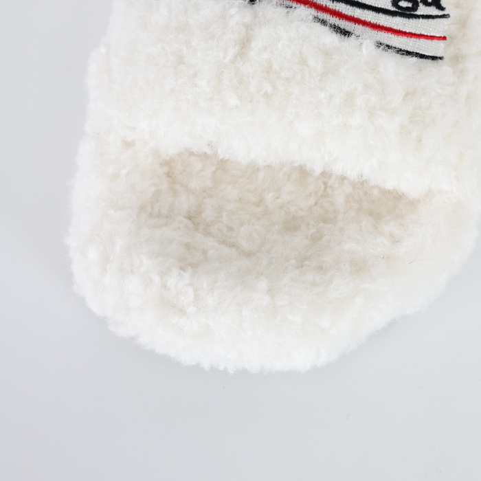 Balenciaga Furry Slides 'White'
