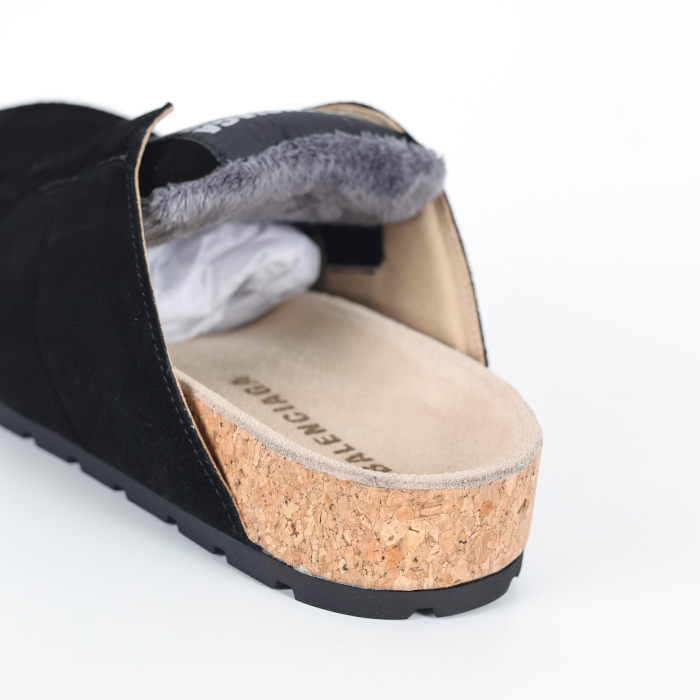 Balenciaga Dumbo Mule Worn-Out Black