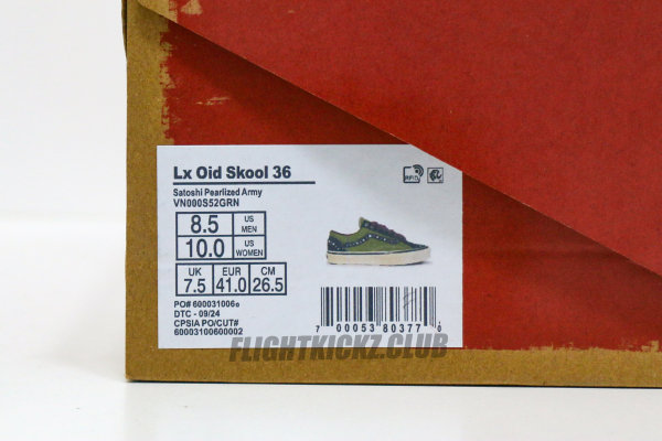 Vans LX Old Skool 36 Satoshi Nakamoto Pearlized