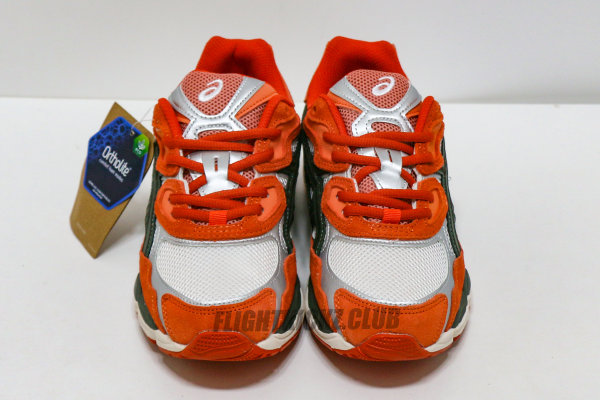 ASICS Gel-NYC Oatmeal Forest Green Orange