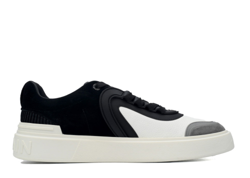 Balmain B-Court Low-Top Black White