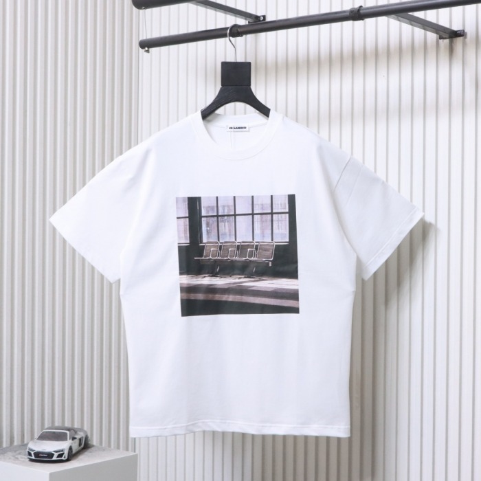 Jil Sander Sander Waiting Room Print T Shirt