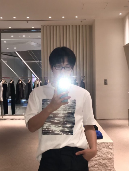 Jil Sander Sander Wunderlust Wave Print T Shirt