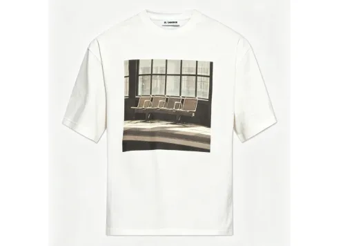 Jil Sander Sander Waiting Room Print T Shirt