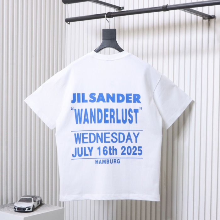 Jil Sander Sander Wunderlust Wave Print T Shirt