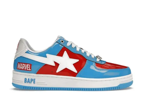 Marvel Comics x Bapesta FS-001 Low 'Captain America'