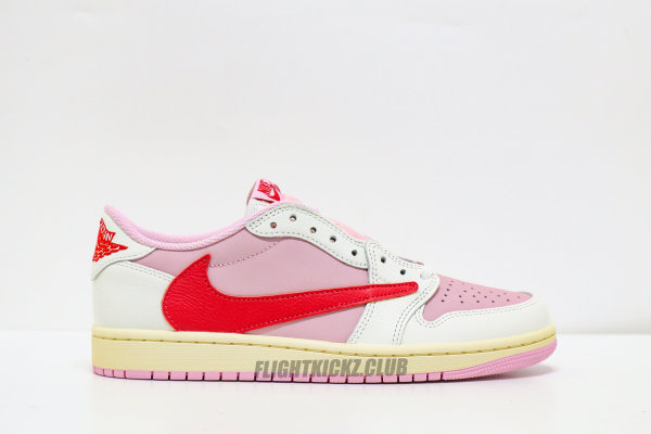 Travis Scott x Air Jordan 1 Low OG Shy Pink Pack Tropical Pink 2026 (A1)