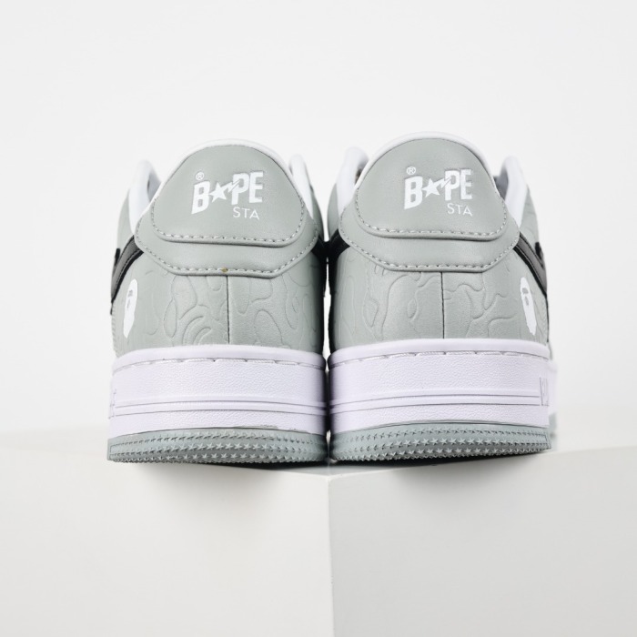 Bapesta Low Grey Black