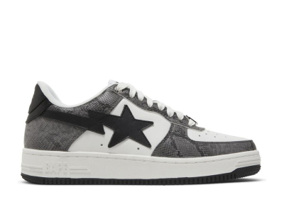 Bapesta 'Black Snakeskin'
