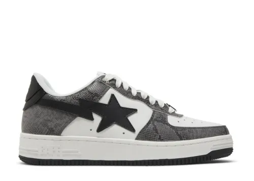 Bapesta 'Black Snakeskin'