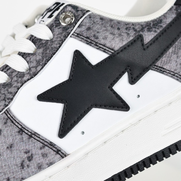 Bapesta 'Black Snakeskin'