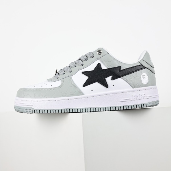 Bapesta Low Grey Black