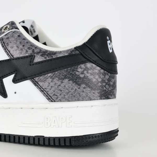 Bapesta 'Black Snakeskin'