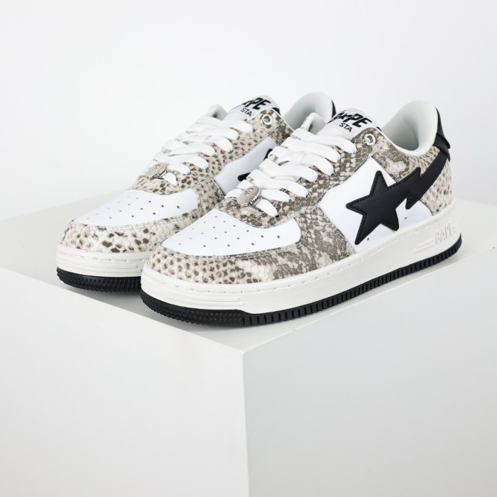 Bapesta 'Beige Snakeskin'