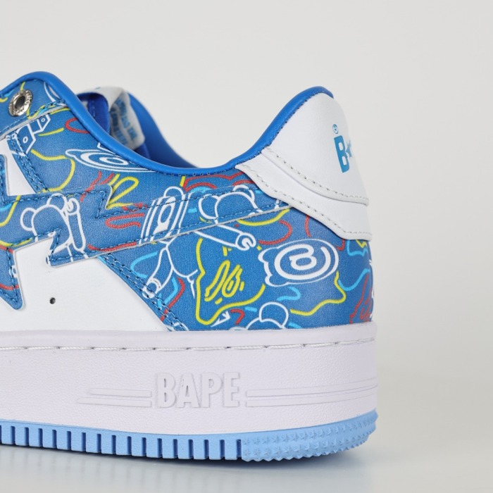 BapeSta Medicom Toy Bearbrick Camo Blue