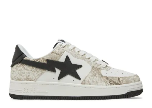 Bapesta 'Beige Snakeskin'