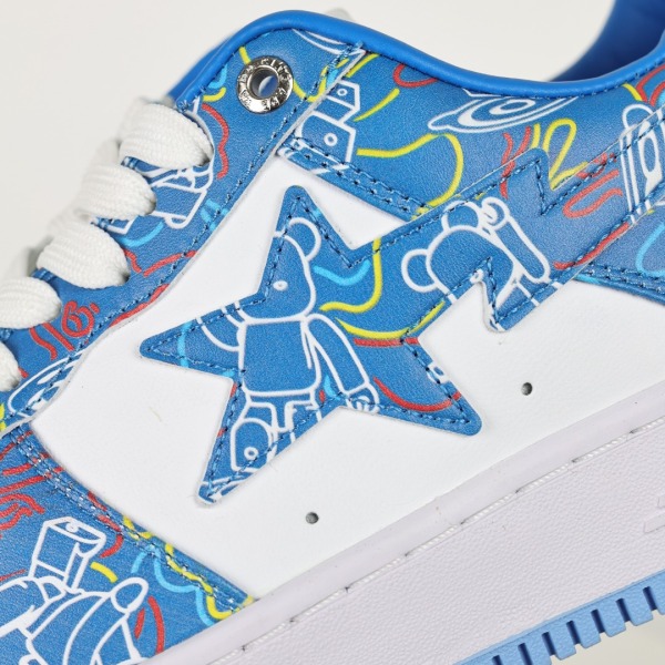 BapeSta Medicom Toy Bearbrick Camo Blue