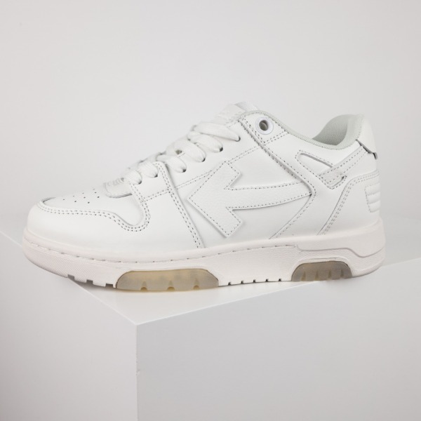 Off-White Out Of Office Calf Leather Triple White