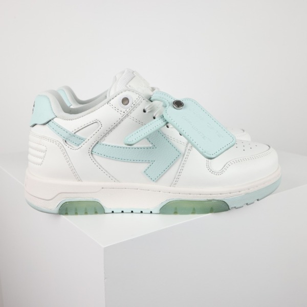 OFF-WHITE Out Of Office OOO Low White Light Green