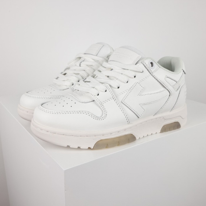 Off-White Out Of Office Calf Leather Triple White