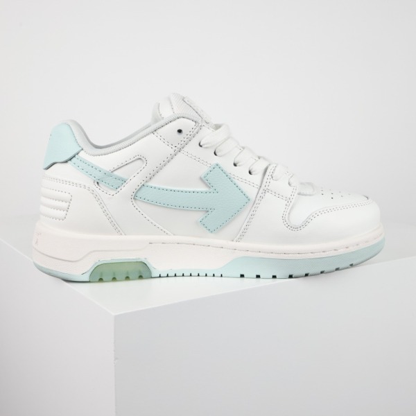 OFF-WHITE Out Of Office OOO Low White Light Green