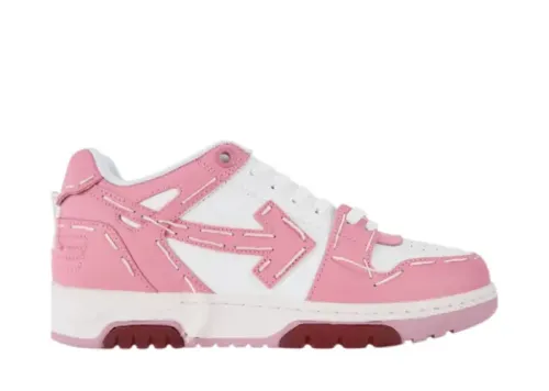 Off White Out of Office - White Pink Sartorial Stitching