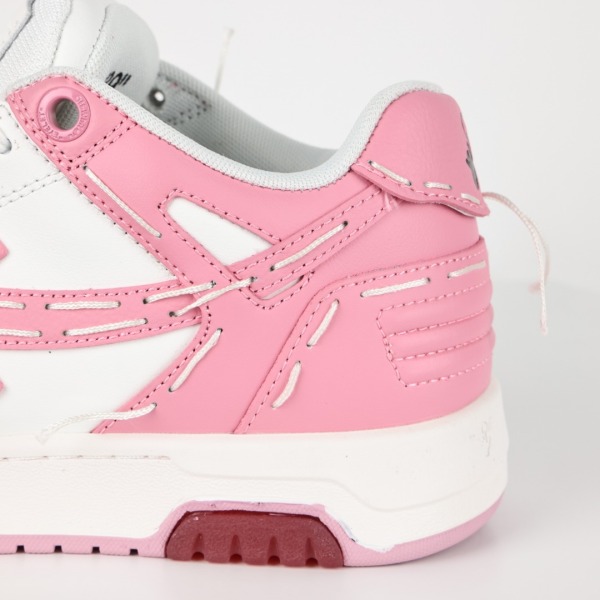 Off White Out of Office - White Pink Sartorial Stitching