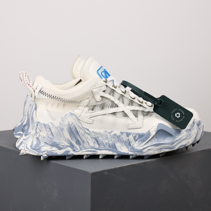 OFF-WHITE Odsy-1000 White Blue Marble
