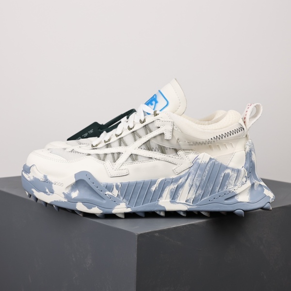 OFF-WHITE Odsy-1000 White Blue Marble