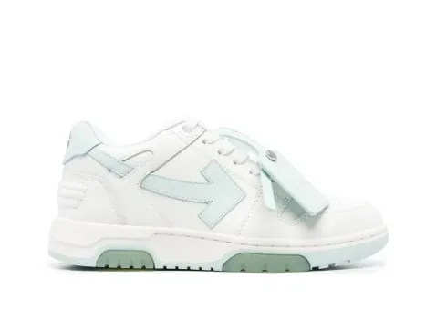 OFF-WHITE Out Of Office OOO Low White Light Green